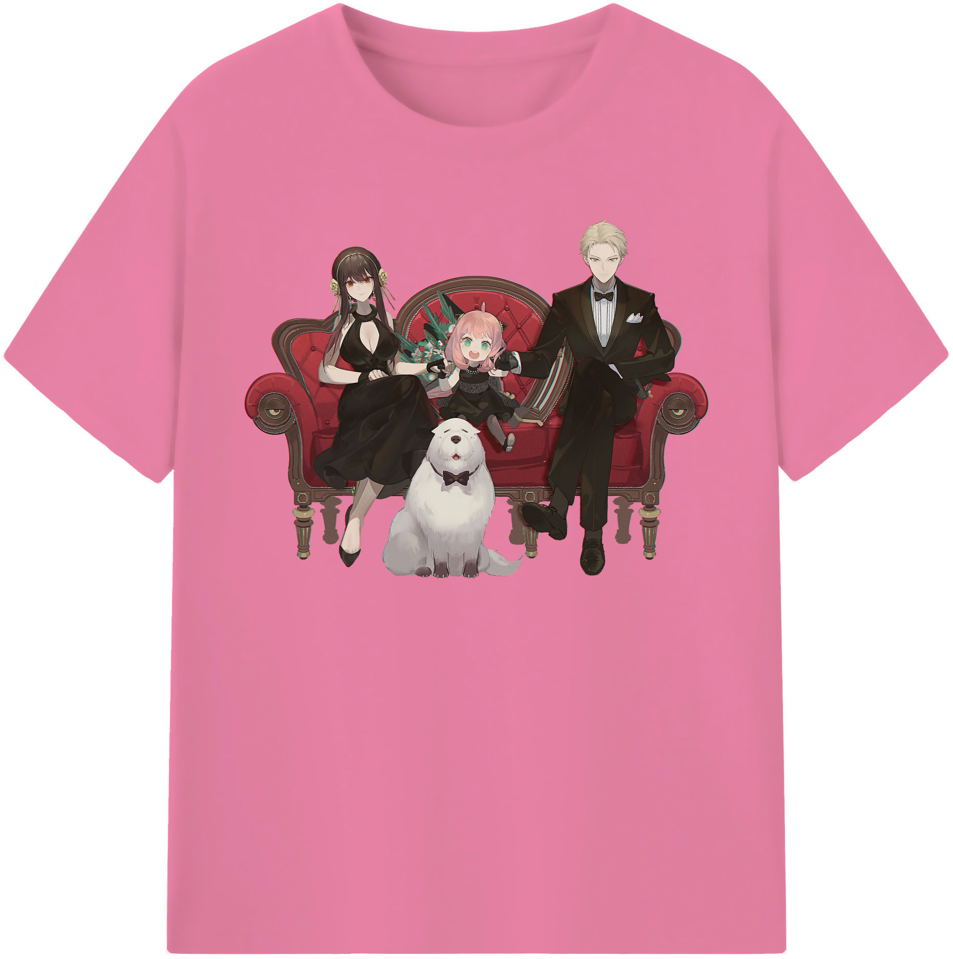 （画像用） SPY×FAMILY间谍家家酒 綿100％半袖Tシャツ（フロントプリント）